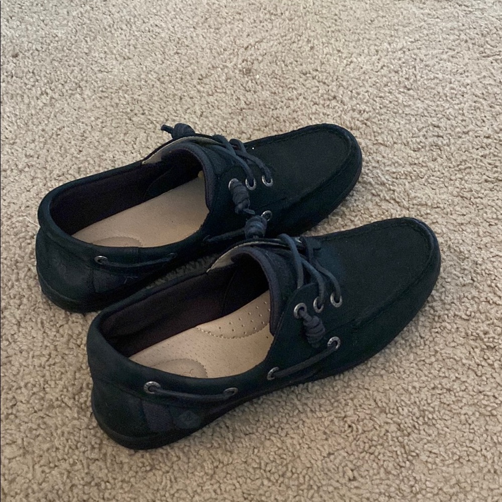 Men's Black Boat Shoes